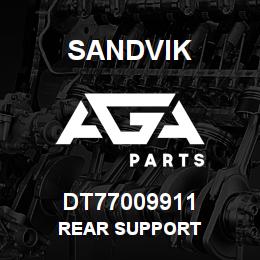 DT77009911 Sandvik REAR SUPPORT | AGA Parts