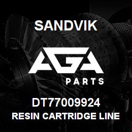 DT77009924 Sandvik RESIN CARTRIDGE LINE (KIT) | AGA Parts
