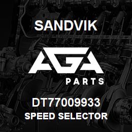 DT77009933 Sandvik SPEED SELECTOR | AGA Parts
