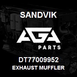 DT77009952 Sandvik EXHAUST MUFFLER | AGA Parts