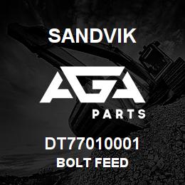 DT77010001 Sandvik BOLT FEED | AGA Parts