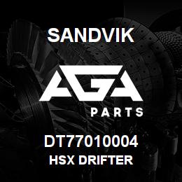 DT77010004 Sandvik HSX DRIFTER | AGA Parts