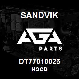 DT77010026 Sandvik HOOD | AGA Parts