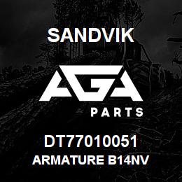 DT77010051 Sandvik ARMATURE B14NV | AGA Parts