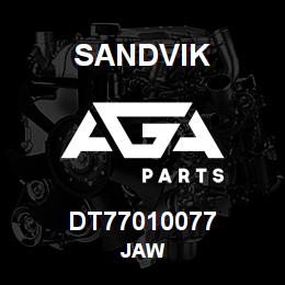 DT77010077 Sandvik JAW | AGA Parts