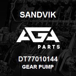 DT77010144 Sandvik GEAR PUMP | AGA Parts