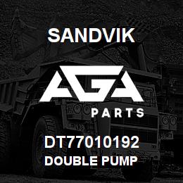 DT77010192 Sandvik DOUBLE PUMP | AGA Parts