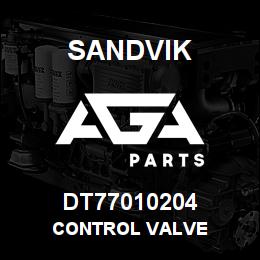 DT77010204 Sandvik CONTROL VALVE | AGA Parts