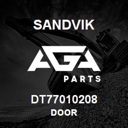 DT77010208 Sandvik DOOR | AGA Parts