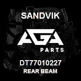 DT77010227 Sandvik REAR BEAM | AGA Parts
