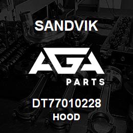 DT77010228 Sandvik HOOD | AGA Parts