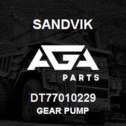 DT77010229 Sandvik GEAR PUMP | AGA Parts