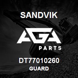 DT77010260 Sandvik GUARD | AGA Parts