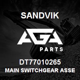 DT77010265 Sandvik MAIN SWITCHGEAR ASSEMBLY | AGA Parts