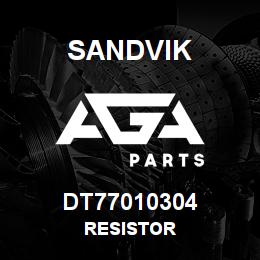DT77010304 Sandvik RESISTOR | AGA Parts