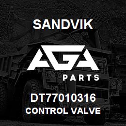 DT77010316 Sandvik CONTROL VALVE | AGA Parts