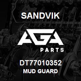 DT77010352 Sandvik MUD GUARD | AGA Parts