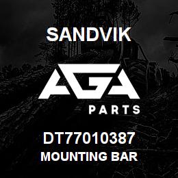 DT77010387 Sandvik MOUNTING BAR | AGA Parts