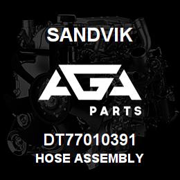 DT77010391 Sandvik HOSE ASSEMBLY | AGA Parts