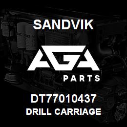DT77010437 Sandvik DRILL CARRIAGE | AGA Parts