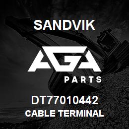 DT77010442 Sandvik CABLE TERMINAL | AGA Parts