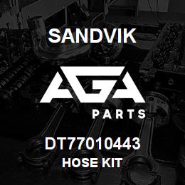 DT77010443 Sandvik HOSE KIT | AGA Parts