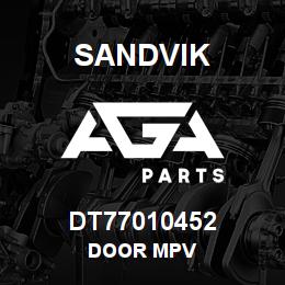DT77010452 Sandvik DOOR MPV | AGA Parts