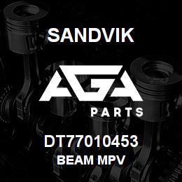 DT77010453 Sandvik BEAM MPV | AGA Parts