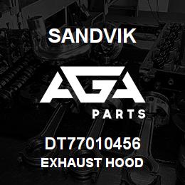 DT77010456 Sandvik EXHAUST HOOD | AGA Parts