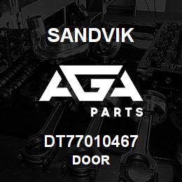 DT77010467 Sandvik DOOR | AGA Parts
