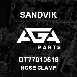 DT77010516 Sandvik HOSE CLAMP | AGA Parts