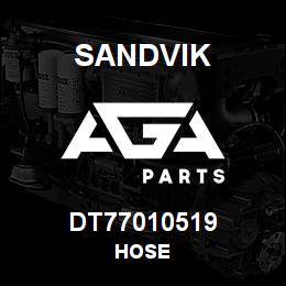 DT77010519 Sandvik HOSE | AGA Parts