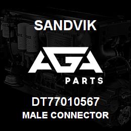 DT77010567 Sandvik MALE CONNECTOR | AGA Parts