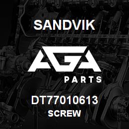 DT77010613 Sandvik SCREW | AGA Parts