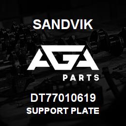 DT77010619 Sandvik SUPPORT PLATE | AGA Parts