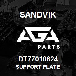 DT77010624 Sandvik SUPPORT PLATE | AGA Parts