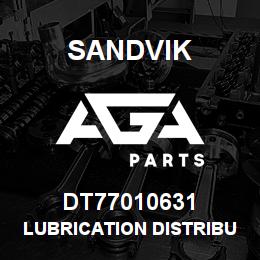 DT77010631 Sandvik LUBRICATION DISTRIBUTOR | AGA Parts