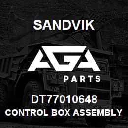 DT77010648 Sandvik CONTROL BOX ASSEMBLY | AGA Parts