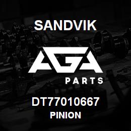 DT77010667 Sandvik PINION | AGA Parts
