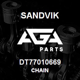 DT77010669 Sandvik CHAIN | AGA Parts