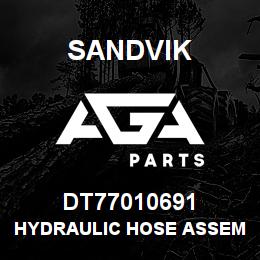 DT77010691 Sandvik HYDRAULIC HOSE ASSEMBLY | AGA Parts