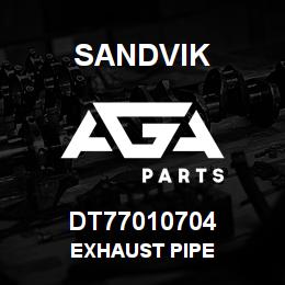 DT77010704 Sandvik EXHAUST PIPE | AGA Parts