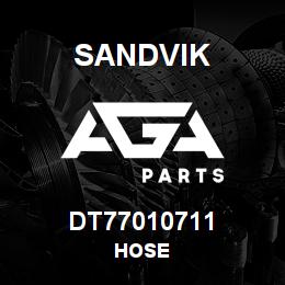 DT77010711 Sandvik HOSE | AGA Parts