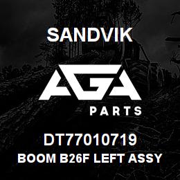 DT77010719 Sandvik BOOM B26F LEFT ASSY | AGA Parts