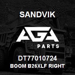 DT77010724 Sandvik BOOM B26XLF RIGHT | AGA Parts