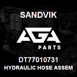 DT77010731 Sandvik HYDRAULIC HOSE ASSEMBLY | AGA Parts