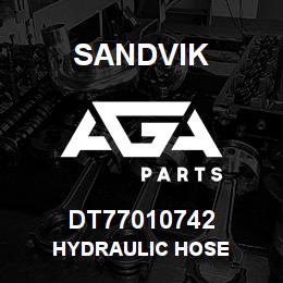 DT77010742 Sandvik HYDRAULIC HOSE | AGA Parts