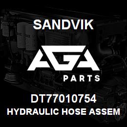 DT77010754 Sandvik HYDRAULIC HOSE ASSEMBLY | AGA Parts