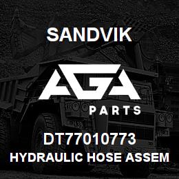 DT77010773 Sandvik HYDRAULIC HOSE ASSEMBLY | AGA Parts