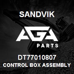 DT77010807 Sandvik CONTROL BOX ASSEMBLY | AGA Parts